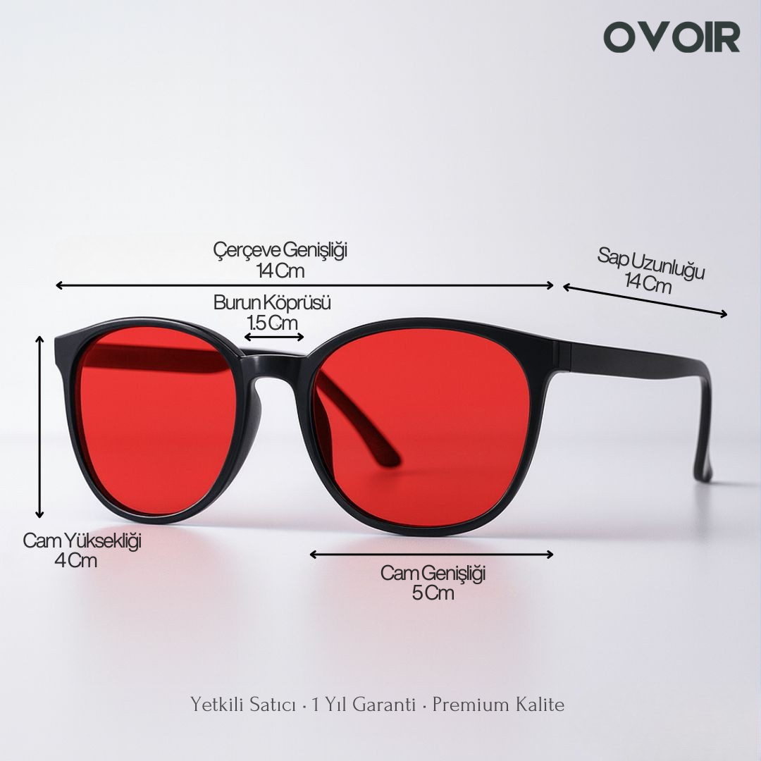 OVOIR Dual Lens – Gündüz & Gece Mavi Işık Koruma Gözlüğü™