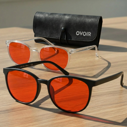 OVOIR Dual Lens – Gündüz & Gece Mavi Işık Koruma Gözlüğü™
